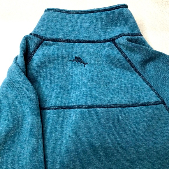 Tommy Bahama Men’s Palm Canyon Flip Coast Reversible Fleece Sweater Size (Large) - Picture 9 of 16